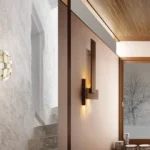 Modern Hallway Light Fixtures in Powder Coated Steel for Indoor and Outdoor Use